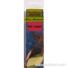 Bass Assassin Saltwater 4 Red Daddy Spinner Lure, 2-Count 553164635